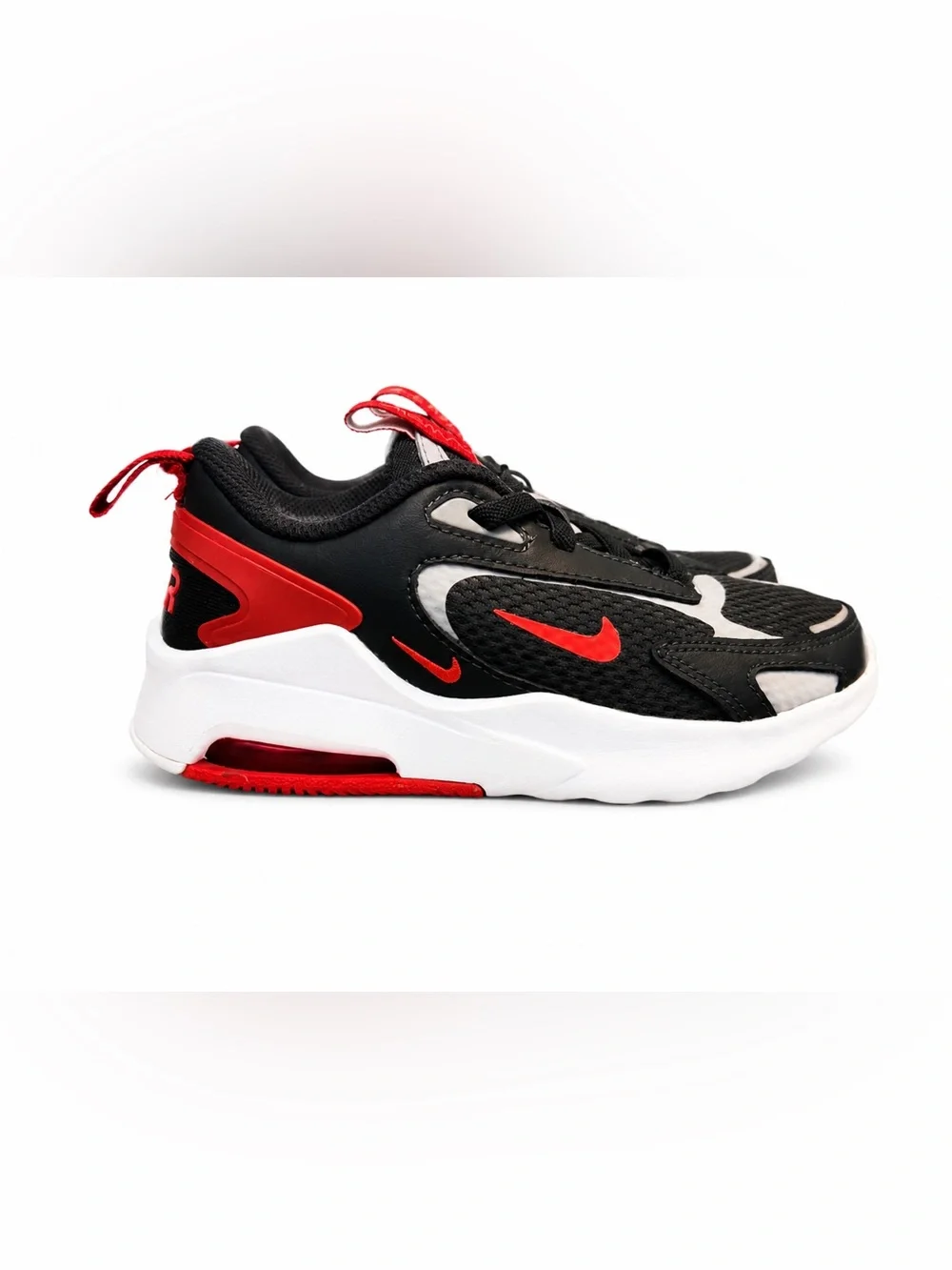 Nike Air Max Kids Shoes Black Red White Sneakers Size 11